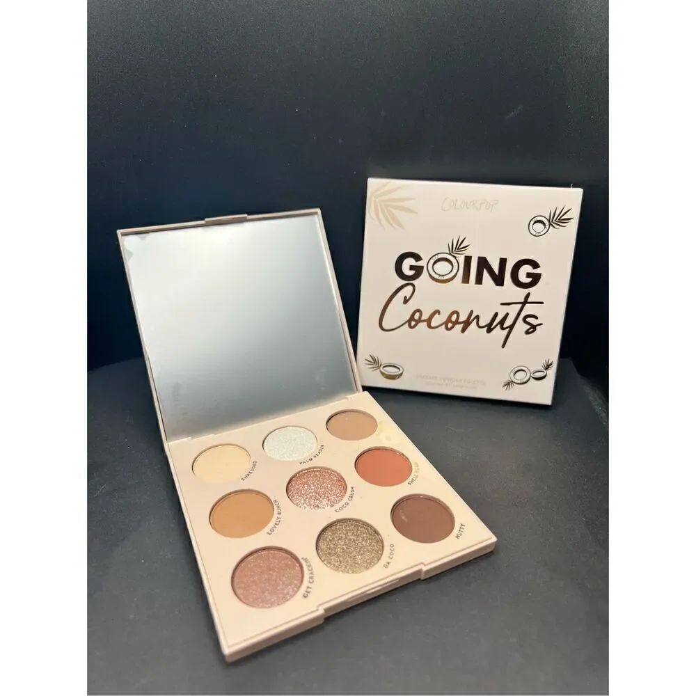 NIB! Colourpop Going Coconuts Neutral 9 Pan Eyeshadow Palette
